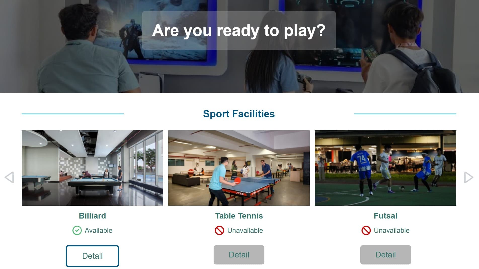 BINUS @Bekasi Booking Facility Web screenshot 2